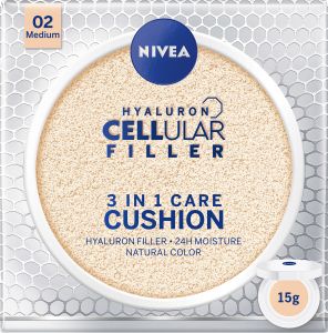 Nivea Hyaluron Cellular Filler pečující make-up 02 střední odstín, 15 g