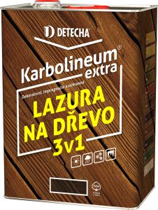 Karbolineum Extra 3v1 barva na dřevo, bezbarvý, 8 kg
