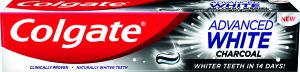 Colgate zubní pasta Advanced White Charcoal, 75 ml