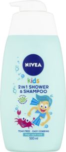 Nivea Kids Boy 2v1 sprchový gel a šampon, 500 ml