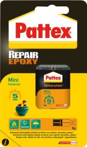 Pattex Repair Epoxy mini dvousložkové epoxidové lepidlo, 6 ml
