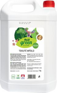 Real Green Clean tekuté mýdlo, náplň, 5 kg