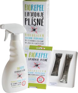 BIOREPEL chytrá houba proti plísním na zdivo a omítky, 0,5 l + 1 g + 2 g