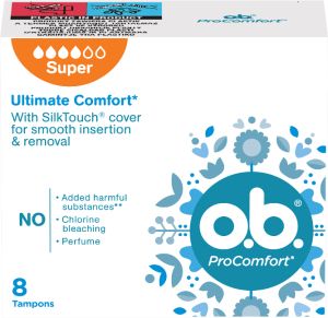 O.B. ProComfort Super tampony, 8 ks