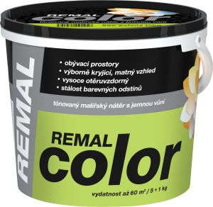 REMAL Color malířská barva na zeď 590 zelené jablko, 5 + 1 kg