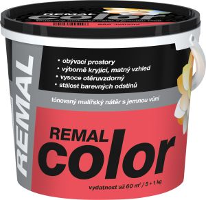 REMAL Color malířská barva na zeď 890 jahoda, 5 + 1 kg