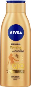 Nivea Body Lotion Q10 Firming + bronze zpevňující tónovací tělové mléko, 400 ml