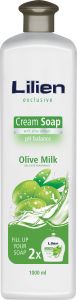 Lilien Olive Milk tekuté mýdlo, náplň, 1 l
