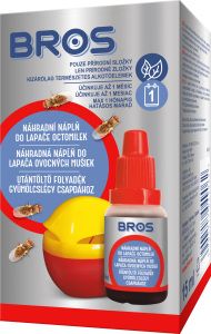 Bros Jablíčko lapač octomilek náhradní náplň, 15 ml