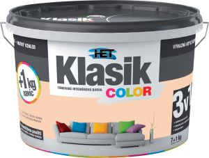 Het Klasik Color malířská barva, 0728 oranž broskvový, 7+1 kg