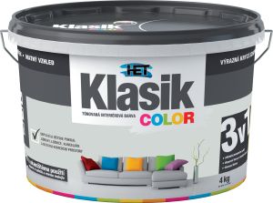 Het Klasik Color malířská barva, 0117 šedý patinový, 4 kg