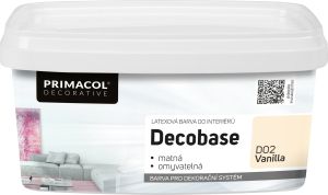 Primacol Decorative Decobase omyvatelná malířská barva, D02 vanilla, 1 l