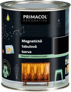 Obrázek 2. produktu Primacol Decorative magnetická tabulová barva, černá, 750 ml