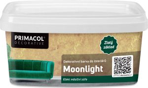Primacol Decorative Moonlight dekorativní barva s efektem měsíční záře, zlatá, 1 l