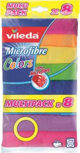 Vileda Colors mikrohadřík na úklid, 8 ks