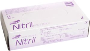 Vulkan Dona Nitrilové jednorázové rukavice velikost M, 100 ks