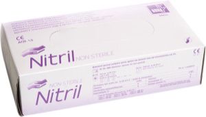 Vulkan Dona Nitrilové jednorázové rukavice velikost L, 100 ks