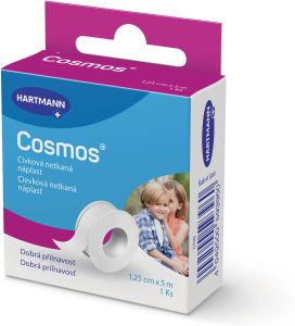 Cosmos Cívková jemná náplast 1,25 cm × 5 m, 1 ks