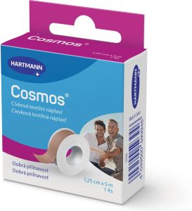 Cosmos Cívková pevná náplast 1,25 cm × 5 m, 1 ks