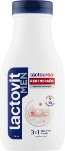 Lactovit Men Lactourea¹⁰ Regenerační 3 v 1 sprchový gel, 300 ml