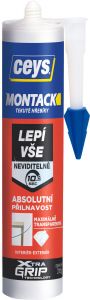Ceys Montack lepí vše neviditelně montážní lepidlo, 315 g
