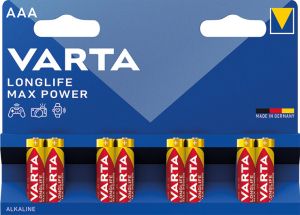 Varta Longlife Max Power AAA mikrotužkové baterie 8 ks