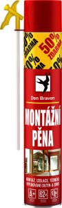 Den Braven RL trubičková montážní pěna, 500+250 ml