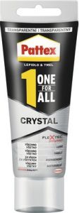 Pattex One For All Crystal univerzální montážní lepidlo transparentní, tuba 80 g