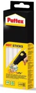 Pattex Hot patrony do tavné pistole, transparentní, 10 ks, 200 g