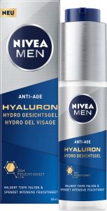 Nivea Men Hyaluron anti-age pánský pleťový gel, 50 ml