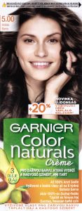 Garnier Color Naturals Creme barva na vlasy, 5.00 Ultra cover hnědá