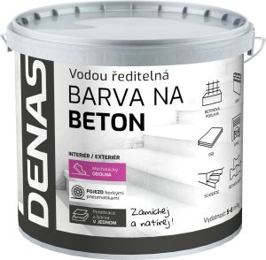 DENAS NA BETON vrchní barva na beton, 0110 šedý, 5 kg