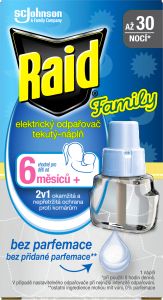 Raid Family náhradní tekutá náplň proti komárům, 30 nocí, 21 ml