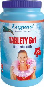 Laguna 6 v 1 Mini multifunkční tablety pro celosezónní údržbu vody v bazénu, 1 kg