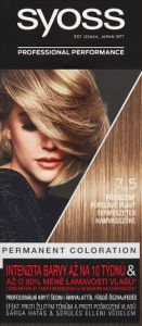 Syoss barva na vlasy, 7-5 Přirozený Popelavě Plavý