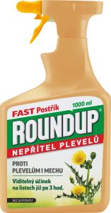 Roundup Fast postřik na hubení plevelů, 1 l