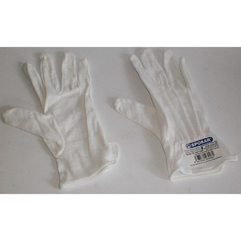 rukavice bavlna s miniterčíky - č.8                          