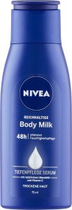 Nivea Body Milk výživné tělové mléko, 75 ml