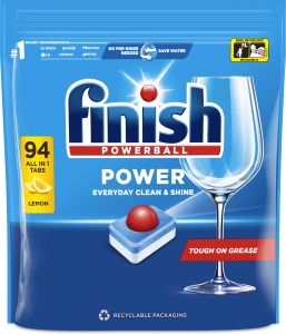 Finish tablety do myčky All in 1 Max Lemon, 94 ks
