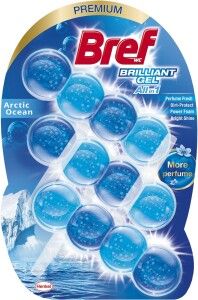 Bref Brilliant Gel Arctic Ovean WC blok 3× 42 g