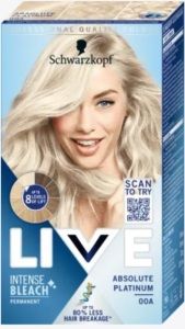 Schwarzkopf Live Intense Beach barva na vlasy 00A absolutní platinová