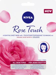 Nivea Rose Touch 10minutová hydratační textilní maska 1 ks