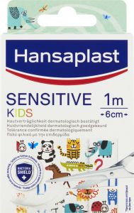Hansaplast Sensitive Kids dětské náplasti pro citlivou pokožku, 10 ks