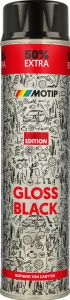 Motip Rallye univerzální akrylátový lak, černý lesk, 600 ml