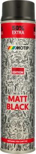 Motip Rallye univerzální akrylátový lak, černý mat, 600 ml