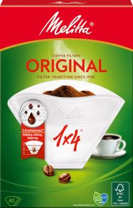 Melitta Original kávové filtry 1×4, 40 ks