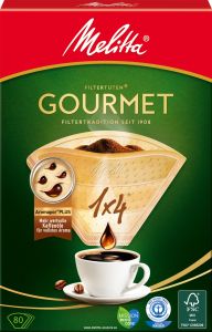 Melitta Gourmet kávové filtry 1 × 4, 80 ks