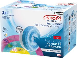 Ceresit Stop vlhkosti Aero 360° odvlhčovač náhradní náplň, 3× 450 g