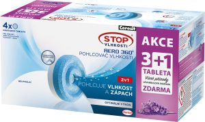 Ceresit Stop vlhkosti Aero 360° odvlhčovač náhradní náplň, levandule 4× 450 g