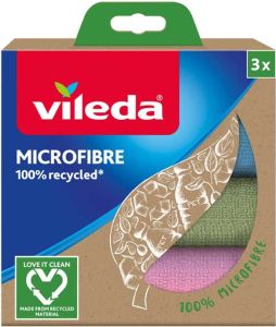 Vileda mikrohadřík z recyklovaných vláken, 3 ks